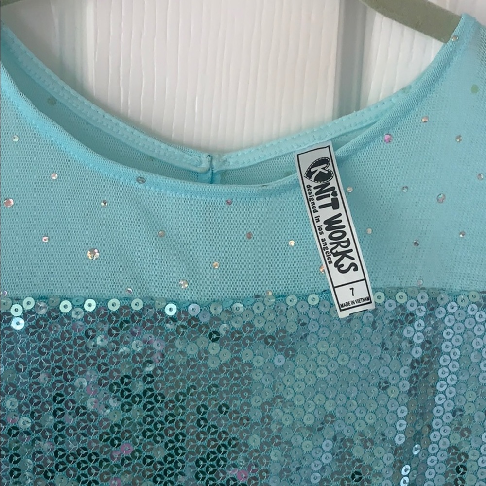 Knit Works Girls Sequence Dress - Picture 5 of 6